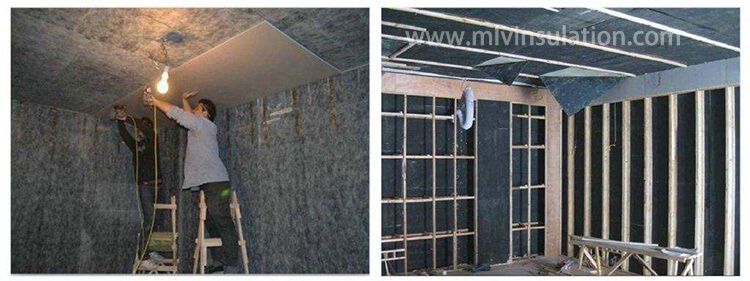 Mass Loaded Vinyl Thickness 3mm Mass Loaded Vinyl STC Rating 27 High Density Mass-Loaded Vinyl